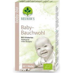 Neuner's Biologische baby thee, Uitgebalanceerde kruidenthee, anti krampjes, op basis van traditionele ervaring - 1 doosje x 20 zakjes babythee- streng gecontroleerd op kwaliteit