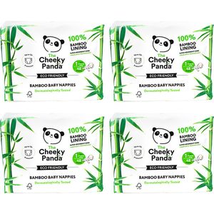 The Cheeky Panda Baby Luiers Bamboe Maat 1 (4x48)