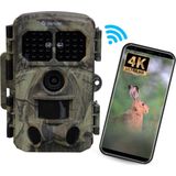 Denver Wildcamera met Nachtzicht en WiFi - 4K Ultra HD - 48MP - WiFi - TrailCam GO app - LCD Scherm - Waterdicht - WCT8026