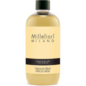 Millefiori Milano Navulling voor Geurstokjes 500 ml - Honey & Sea Salt