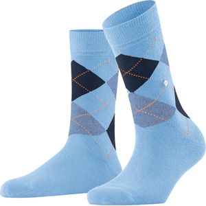 Burlington Queen one-size duurzaam biologisch katoen sokken dames blauw - Maat 36-41