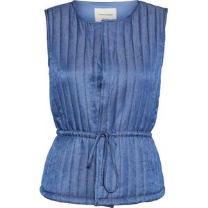 Vero Moda Gilet Vmvilba S/l Waistcoat Wvn Btq 10322533 Medium Blue Denim Dames Maat - S
