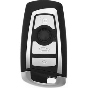 4 Knoppen Afstandsbediening Sleutel Shell Vervanging voor BMW CAS4 F 3 5 7 Serie E90 E92 E93 X5 F10 F20 F30 F40 met Auto Sleutelhanger Case .