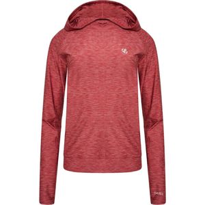 Dare 2B, Sprint City, Vochtregulerend lichtgewicht Dames Sport Hoodie, Earth Rose, Maat 34