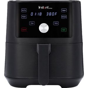 Instant Pot Vortex Airfyer (zwart) - 4 liter - Supersnel : tot 20% sneller dan andere heteluchtfriteuses! - bakken, grillen, verwarmen