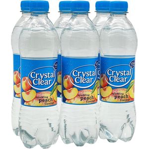 Crystal Clear - Sparkling Peach - 6 x 0,5 liter