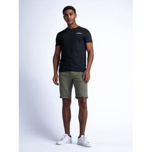 Petrol Industries - Heren Jackson Gekleurde Denim Short Sungreet - Groen - Maat XS