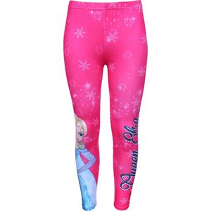 Roze leggings met lange pijpen Elsa FROZEN