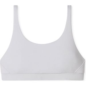 SCHIESSER Pure Rib bralette (1-pack) - dames bustier dubbelrib biologisch katoen zwart - Maat: 40