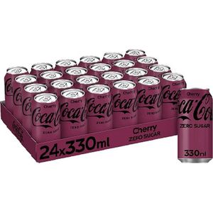 Coca Cola Zero Sugar Cherry 24 blikjes x 33 cl