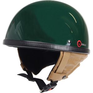 Redbike RB-500 Pothelm - Retro Motorhelm - Race Groen - Maat L