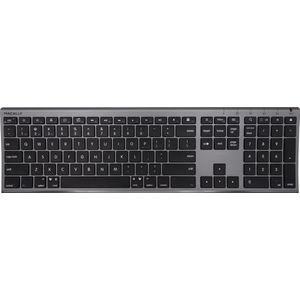 Macally ACEBTKEYSG Ultra dun Bluetooth draadloos toetsenbord - US Engels (QWERTY) layout - Spacegray