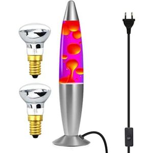 Lavalamp Voor Kinderen - Lavalamp Lauw - Lavalamp Rood