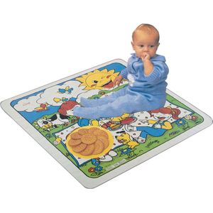 Grote speelmat voor baby's - 90x90 cm - pvc - spelen met baby en peuter