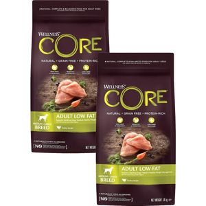 Wellness Core Grain Free Dog Healty Weight Kalkoen - Hondenvoer - 2 x 1.8 kg