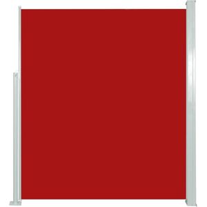 VidaXL Uittrekbaar Wind-/Zonnescherm 160x300 cm Rood