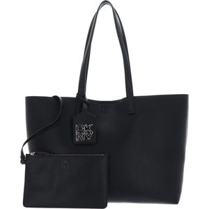 DKNY Leren Shopper Milan Prk Slope Bag Blk / Gold Zwart