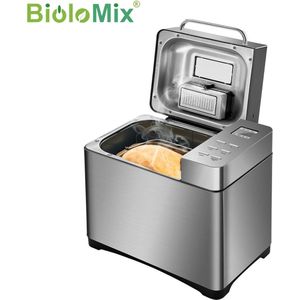 Go-shipping - Biolomix - Broodbakmachine - Broodmaker - Broodmachine - 650W - Zilver