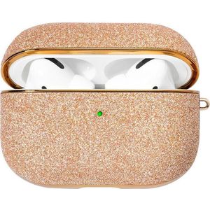 Bling shiny glitter case Protector for AirPods Pro - Goud