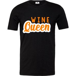 Shirt Koningsdag dames-Wine Queen-Maat M