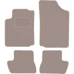 Beige veloursmatten voor: Citroen C3 Pluriel cabrio (2003-2010)