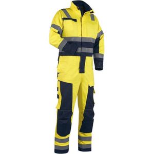 Blåkläder 6378-1506 Multinorm overall Geel/Marineblauw maat 64