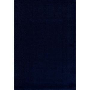 Tapijtenloods Uni Effen Laagpolig Vloerkleed Modern Donker Blauw Navy