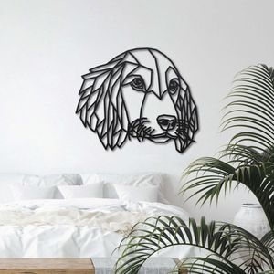 DID Cocker Spaniel Geometrisch Hout - Eiken - 100cm x 86cm
