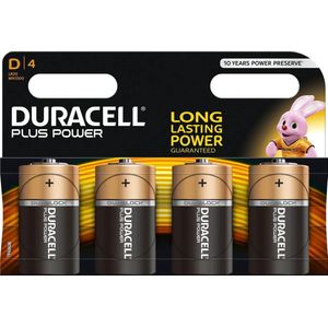 Duracell Plus Power D 4CT