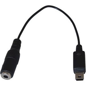Mini USB Mini male kabel naar Jack 3.5mm female adapter Audio