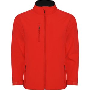 Soft shell jas Rood Nebraska merk Roly maat L