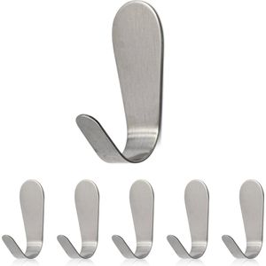 Handdoekhaakjes zelfklevend - Handdoekhouders voor badkamer en keuken - 4 Stuks