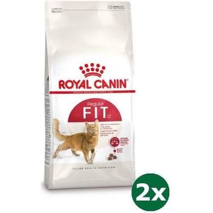 Royal canin fit kattenvoer 2x 4 kg