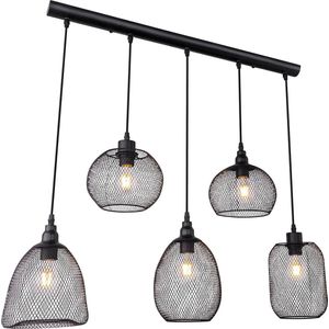 Globo hanglamp Anya - zwart - metaal - 15047-5