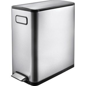 EKO - Ecofly pedaalemmer 20 ltr, EKO - Stainless steel Plastic - mat RVS