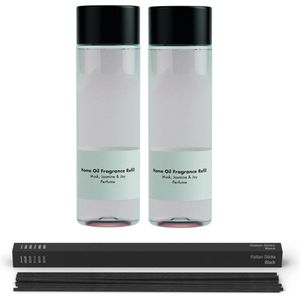 JANZEN Home Fragrance Refill &C Musk Jasmine & Joy 2-pack Incl. Gratis Sticks