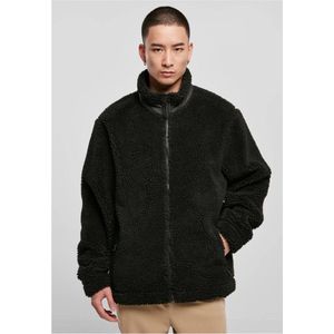 Urban Classics - Basic Sherpa Jacket - 4XL - Zwart