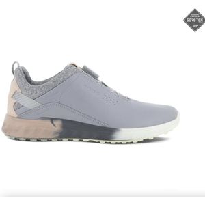 Ecco Dames Golf S-Three Silver GreyRose Dust BOA