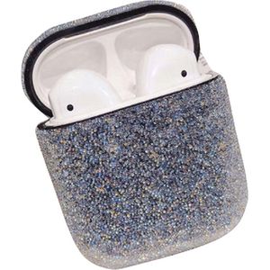 Airpods Apple Cover Case - Glitters- Beschermhoes - Geschikt Voor Airpods 1 / 2 - Zwart