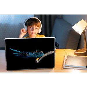 Laptop sticker - 15.6 inch - Vogel - Veren - Tak - Zwart - 36x27,5cm - Laptopstickers - Laptop skin - Cover