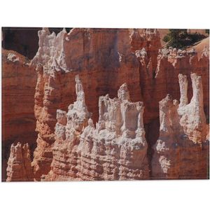 WallClassics - Vlag - Bryce Canyon Nationaal Park Utah Amerika - 40x30 cm Foto op Polyester Vlag