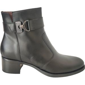 Nero Giardini 11270 Enkellaarsjes - Enkelboots met rits - Dames - Zwart - Maat 38