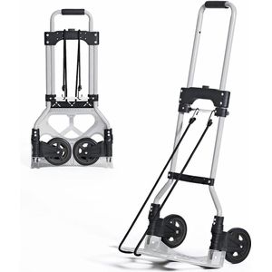 Opvouwbare trapbeklimming steekwagen - laadplatform met anti-slip pads - handwagen draagkracht 60 kg