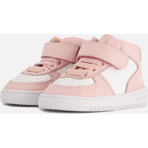 Baby | Babysneakers | Meisjes | Pink White | Leer | Shoesme | Maat 19