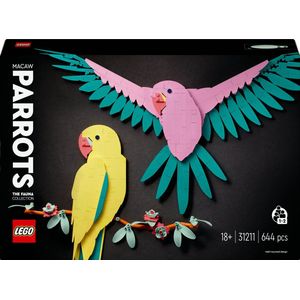 LEGO Art De Faunacollectie Kleurrijke Papegaaien - 31211