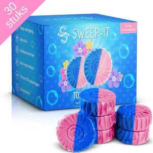 Sweep-it! Toiletblokjes inbouwreservoir - 30 stuks - WC blokjes - Halfjaar verpakking