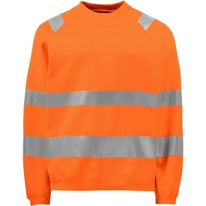 Projob Sweater EN ISO20471 Klasse 3 6106 Oranje - Maat M