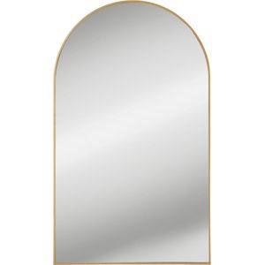 Grote Passpiegel Ovaal Goud - Metaal - Spiegel - Hangspiegel - Wandspiegel - 200x120 cm