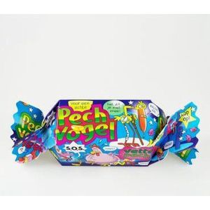 Snoeptoffee - Pechvogel - Gevuld met Snoep - In cadeauverpakking met gekleurd lint