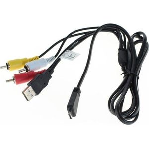 USB AV kabel compatibel met VMC-MD3 voor Sony Cyber-shot camera's - 1,5 meter
